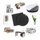 thumbnail image 4 of Yelanon Almohadillas Antideslizantes para Muebles -16 Piezas 2 Pinzas para Muebles Pisos de Madera Antideslizantes para Patas de Muebles Patas de Goma autoadhesivas Protectores de Pisos para Muebles A, 4 of 5