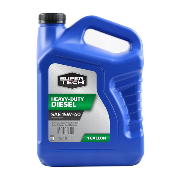 Super Tech Heavy Duty SAE 15W40 Motor Oil, 1 Gallon