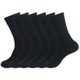 thumbnail image 5 of For Womens Mens Non Binding Top Circulatory Diabetic Cotton Crew Socks, 5 of 9