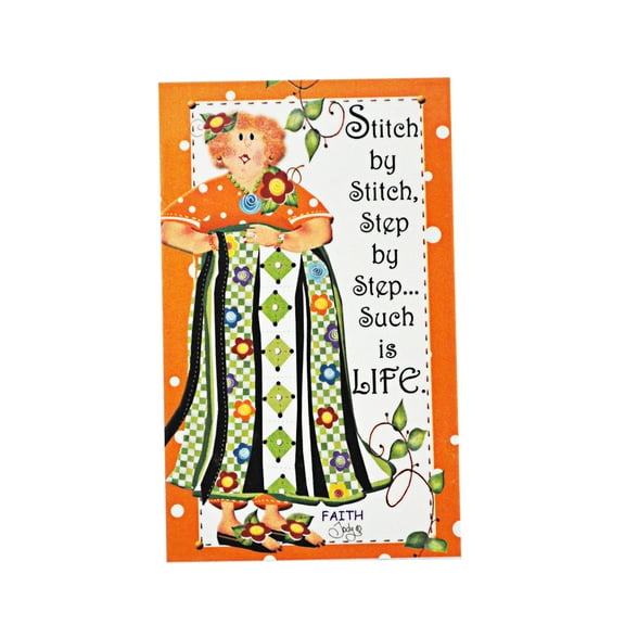 Stitch by Stitch Faith Magnet