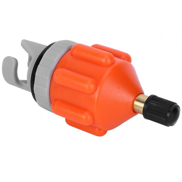 Adapter Heads, Air Pump Inflator Adapter Heads Accessory Air Pump Adapter Heads, kayaking for rowing surfing rowing orange,black