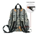 thumbnail image 5 of FORMRS School Backpack with Front Zippered Pocket 12" Student Travel Daypack, Halloween Dancing Skeleton, 5 of 6