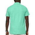 thumbnail image 2 of IZOD Mens Solid Advantage Performance Polo Shirt Medium Sage, 2 of 2