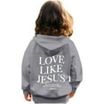 thumbnail image 5 of Kids Boys Hoodies Christian Sweatshirt Long Sleeve Graphic Hoodies Cute Loose Pullover Top Christian Clothing Boys Outfits Size 6-7 Years Cute&nbsp;Boy Girl&nbsp;Clothing, 5 of 8