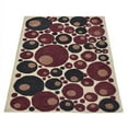 thumbnail image 2 of Rugsotic Carpets Hand Tufted Wool Eco-Friendly Area Rugs - 5'x8', Rectangle, Beige Red, Modern Contemporary Design, High Pile Handmade Anti Skid Rugs for Living Room, Bed Room (K03077), 2 of 5
