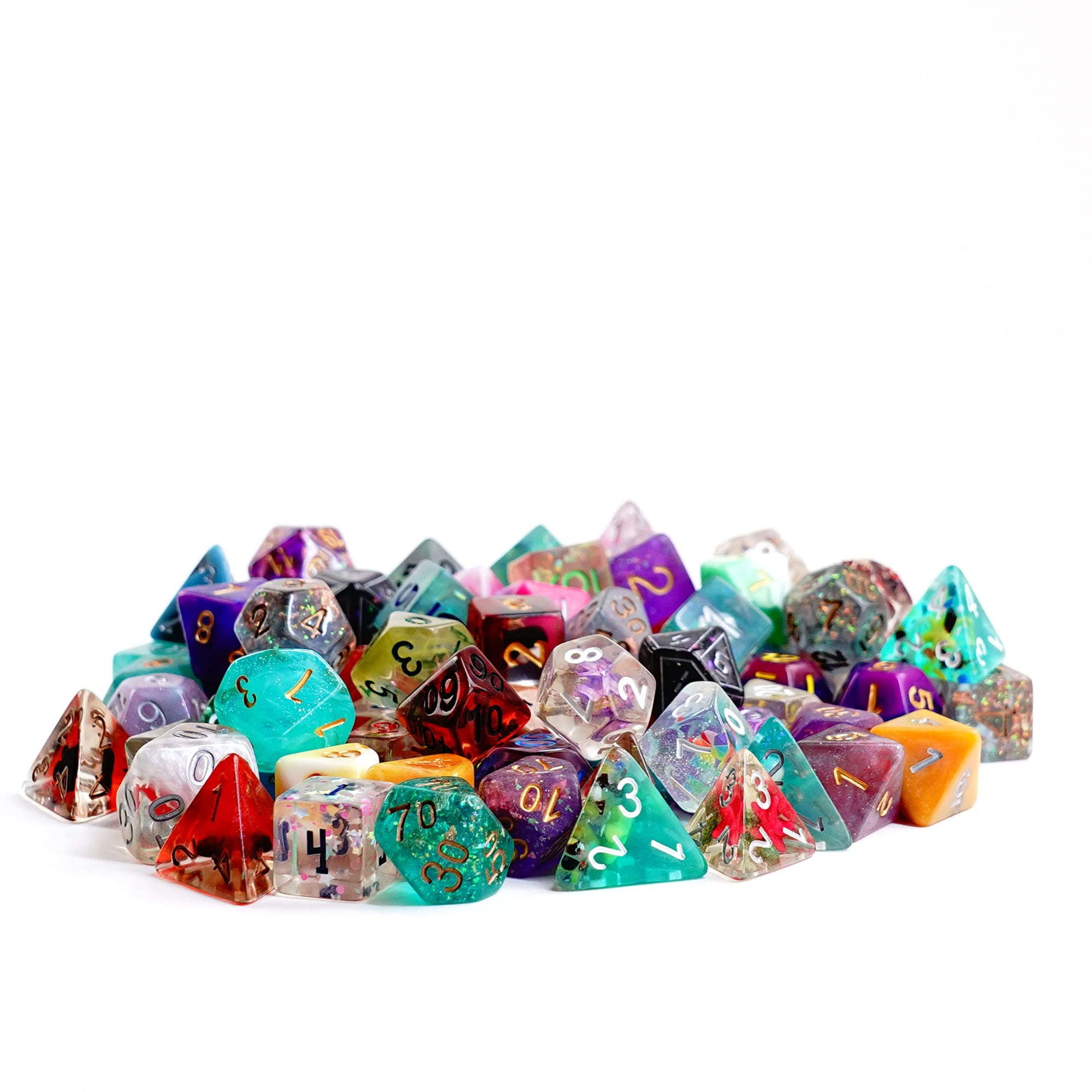 Pound of Assorted Premium Resin Dice