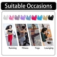 thumbnail image 2 of Sujetador deportivo de 3 piezas para mujer, sin cables, sin acolchado, con cuello redondo, suje MABOTO Sujetador deportivo, 2 of 7