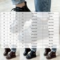 thumbnail image 5 of WXFAZCVU Girl Ankle Boots Kids Side Zipper & Lace Up Flat Booties Daily Versatile Footwear Size 2, 5 of 5