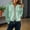 Light green, variant on VIWORLD Women's Solid Color Jacquard Short Sleeve Casual Jacket, Baseball Collar with Zipper Spring & Autumn Lightweight Outerwear