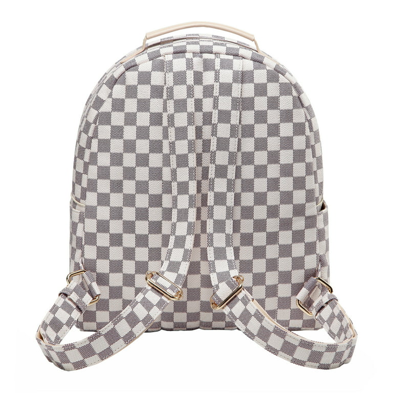 Checkered Rose Backpack - Spencer's