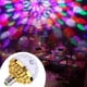 thumbnail image 3 of Lámpara bombilla giratoria de 6W Ndcxsfigh con bola mágica de cristal RGB LED para escenario, 3 of 6