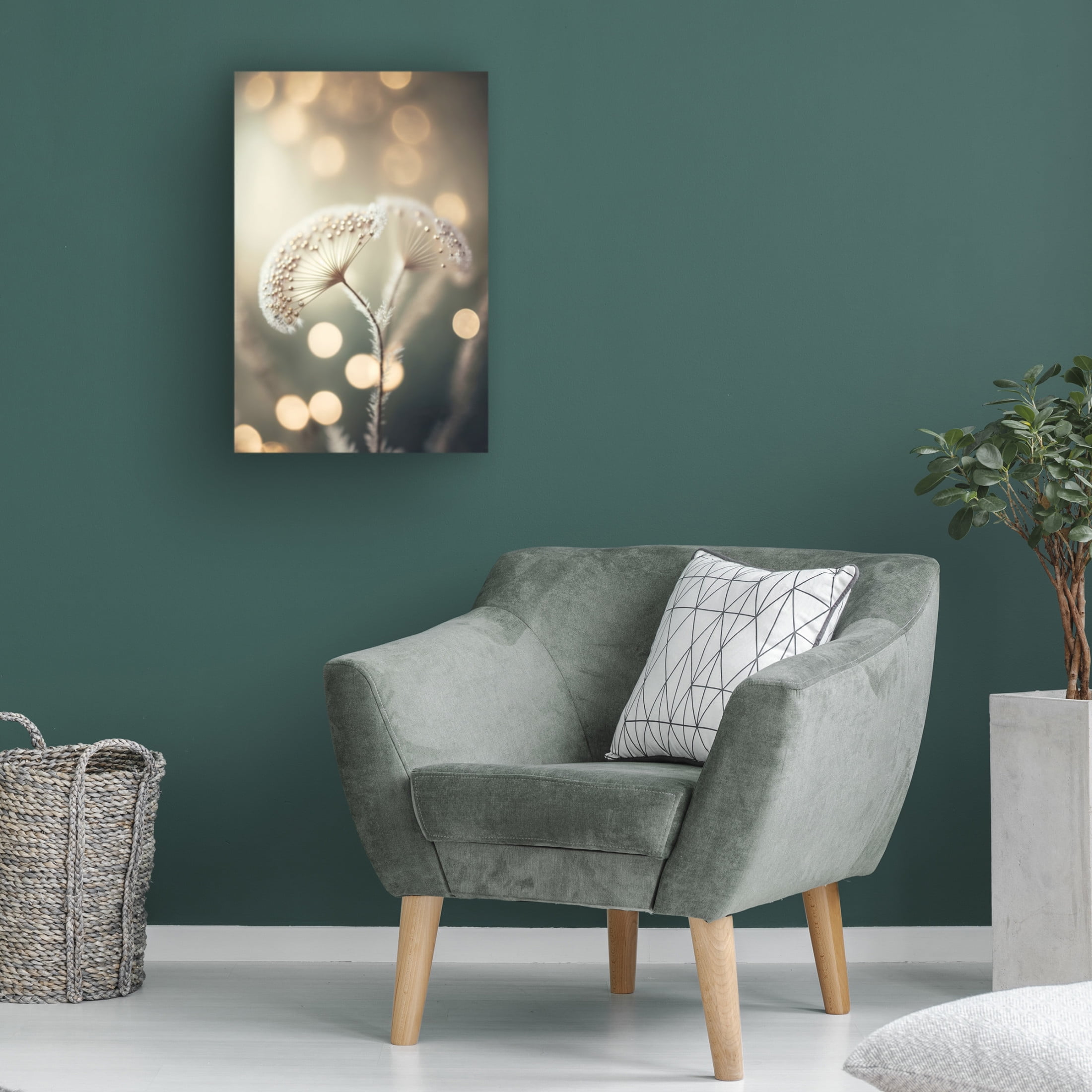 Canvas Wall Art - Treechild 'Golden Pearls' Wall Art for Living Room, Bedroom, or Office D?cor by Trademark Fine Art - 22 x 32 Inches