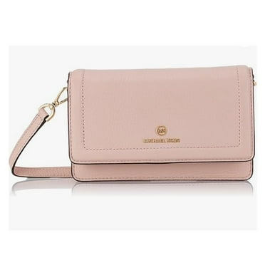 Michael Kors Women's Jet Set Small Pebbled Leather Smartphone Convertible Crossbody bag 32S1GT9C5L-187