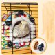 thumbnail image 3 of Bird Nest House Budgies Breeding Box Winter Warm Cuddly Hut Bird Bed Hanging Hammock for Parrots Budgies Parakeets Cockatiels 16 x 20 x 15.5 cm, 3 of 5