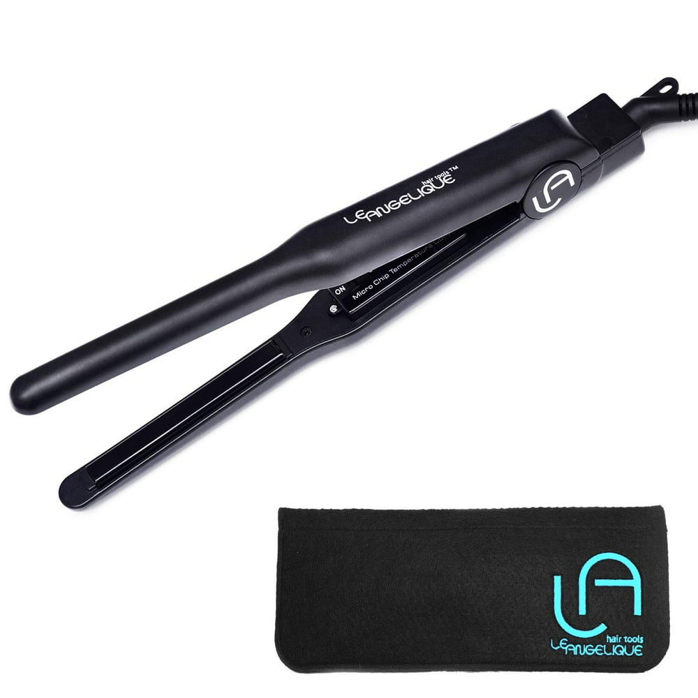 Le Angelique HummingBird 1/4 Inch Thin Flat Iron for Short Hair & Edge