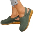thumbnail image 5 of Qingpeng Womens Hollow Perforated Slingback Wedge Closed Toe Back Strap Clog Sandals Soft Insole Casual Summer Outdoor Footwear, 5 of 6
