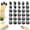 Black, variant on Numbered Pencil Toppers 1-25, Pencil Number Toppers, Numbers for Pencils