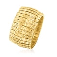 thumbnail image 3 of Ross-Simons Italian 18kt Yellow Gold Over Sterling Silver Cleopatra Ring, Women's, Adult, 3 of 6