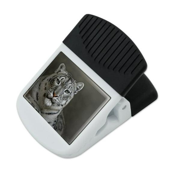 Snow Leopard on Ledge Refrigerator Fridge Magnet Magnetic Hanging Hook Note Snack Clip