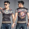 thumbnail image 3 of Ropa de calle, camisetas ajustadas para hombre, camisetas para hombre, camisetas para hombre, camisetas para hombre, camisetas para motociclistas, camisetas con estampado del alfabeto, camisetas de hi, 3 of 5