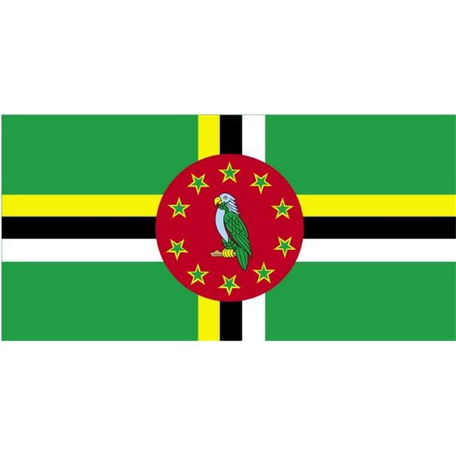 Annin Flagmakers 192239 Drapeau Nyl-Glo Dominica 5 Pi. X 8 Pi.