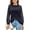01 Navy, variant on Aiyino Women's Long Sleeve Round Neck Tops Lace Casual Waffle Tee Loose Blouses T Shirts