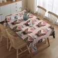 thumbnail image 2 of German Shepherd with Roses Rectangle Tablecloth 60"x84",Waterproof Polyester Rectangle Table Cloth, Wipeable Spillproof Polyester Tablecloth for Dining, Camping, Indoor and Outdoor, 2 of 5