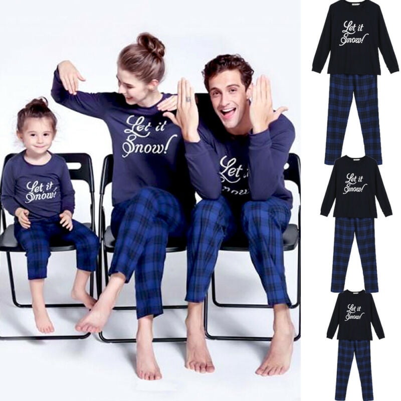 Eyiiye New Family Matching Women Kids Halloween Pyjamas Xmas Nightwear Pajamas Sets Hot Other