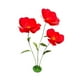 thumbnail image 4 of Flores gigantes para bodas, flores artificiales grandes, corona decorativa multiusos Rojo, 4 of 9