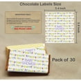 thumbnail image 4 of InkdotpotChocolate Bar Wrapper LabelsForBaby ShowerGiraffe , Girl/BoyThemeChocolate Bar Wrapper Labels-Pack of 30 PCS(No Candy), 4 of 6