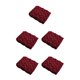 thumbnail image 3 of Inteprter Calentador de piernas, calcetín, rodilleras, puños de bota para niña engrosados, vino tinto Type2 NO2, 3 of 6