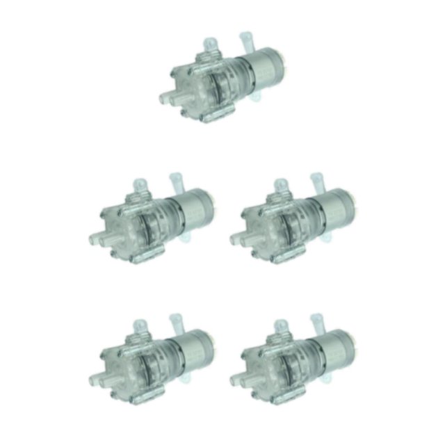 Decodeary Polyvalent DC12V 3MPA R385 Pompe d'Aquarium pour les Réservoirs d'Eau et les Systèmes d'Air Style un 5Set