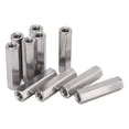 thumbnail image 2 of Hex Coupling Nut,  M8 Hex Coupling Nut Female Threads 304 Stainless Steel Fastening  For  Studs, 2 of 8