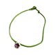 thumbnail image 1 of Flower shape Collar de cadena con colgante Gargantilla Collar de cadena de cuero Forma de corazón/flor/cuadrado, 1 of 5