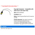 thumbnail image 2 of Fog Light Connector - Compatible with 2003 Ford E-550 Super Duty, 2 of 2