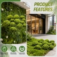thumbnail image 4 of XIBUFE 12Pcs Moss for Plants Indoor,Maintenance-Free, Permanently Evergreen Moss Balls,Lightweight Foam Core Structure Marimo Moss Ball Green Decor, 4 of 7