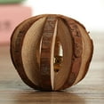 thumbnail image 4 of Dailihome Hamster Chew Toys Natural Pine Wood Small Animal Exercise Toy with Bell Roller for Guinea Pigs Rats Chinchillas Bunny, 4 of 6