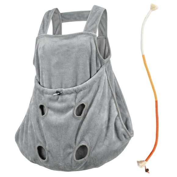 Funda tipo arnés para gato, bolsa de peluche para dormir, terciopelo