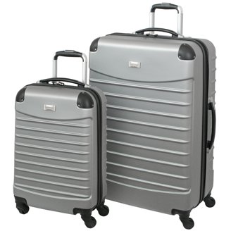 新品未使用米国真空管6080 2本セット　M-792 Rockland Melbourne 2 Piece Hardside Spinner Luggage Set, F225
