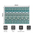 thumbnail image 5 of Teal Geometric Boho Pattern Door Rugs,Washable Non Slip Door Mats Indoor,Decorative Door Mats,Entry Mat Indoor for Entrance,Bedroom,Kitchen,Bathroom,16"x24", 5 of 6