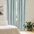 thumbnail image 3 of Ambesonne Abstract 4-Panel Curtains, Art Deco Inspiration Motif, 56"x84", Champagne Slate Blue, 3 of 4