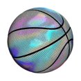thumbnail image 1 of Ballon de Basket Réfléchissant Coloré Holographique, 1 of 1