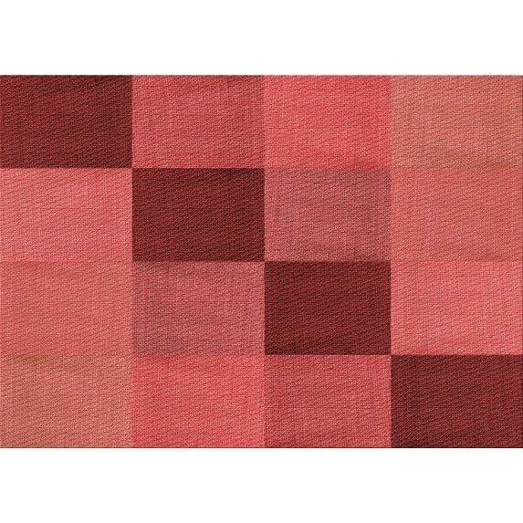Ahgly Company Indoor Rectangle Patterned Love Red Area Rugs, 7' x 10'