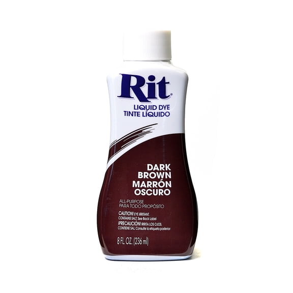 Dyes dark brown, liquid, 8 oz. bottle (pack of 4)