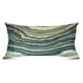 thumbnail image 4 of Abstract Layered Wavy Pattern Soft Plush Pillow Cover, Zippered Design, Comfortable for Bedroom and Sofa, 4 of 9