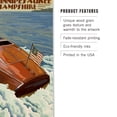 thumbnail image 3 of Lantern Press 12x18 Inch Premium Wood Sign, Ready to Hang Wall Decor, Lake Winnipesaukee, New Hampshire, Wooden Boat, 3 of 4