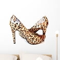 thumbnail image 1 of Leopard High Heels Wall Decal by Wallmonkeys Peel and Stick Graphic (24 in W x 18 in H) WM261267, 1 of 4