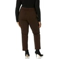 thumbnail image 2 of GLORIA VANDERBILT Womens Classic Amanda High Rise Tapered Jean 16 Petite Coffee Roast, 2 of 3