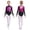 Hot Pink, variant on YiZYiF Kids Girls Long Sleeve Metallic Shiny Ballet Dance Leotard Gymnastics Figure Skating Bodysuit Purple 6
