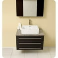 thumbnail image 7 of Fresca FVN6183 Modello 32" Wall Mounted Solid Oak Wood Vanity With Marble or Gra, 7 of 7